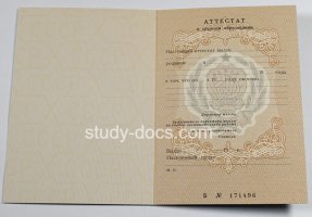 Аттестат за 11 класс до 1994 в Хабаровске